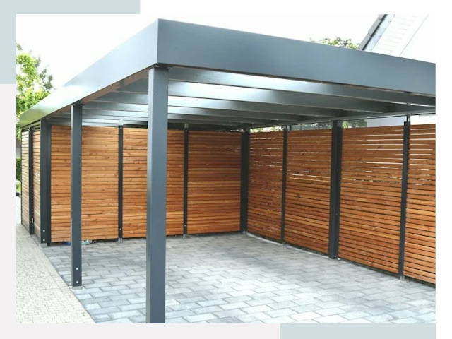 Навесы для парковки в Дюртюли