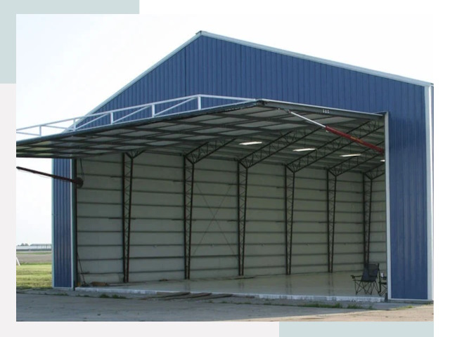 Прямо стенные ангары в Дюртюли