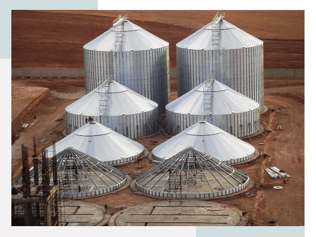 Строительство зерновых силосов в Дюртюли