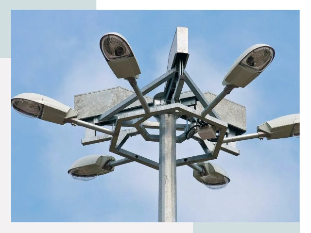 Монтаж осветительных мачт в Дюртюли