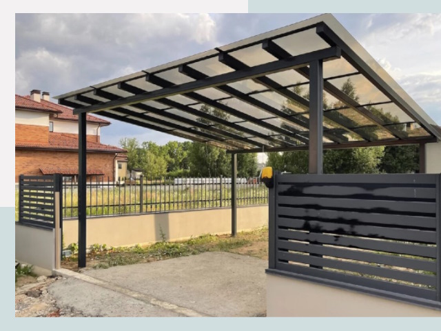 Металлические навесы в Дюртюли от 626 руб. за м²