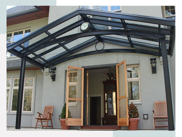 Козырьки металлические в Дюртюли