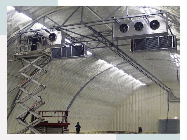 Оснащение ангаров в Дюртюли