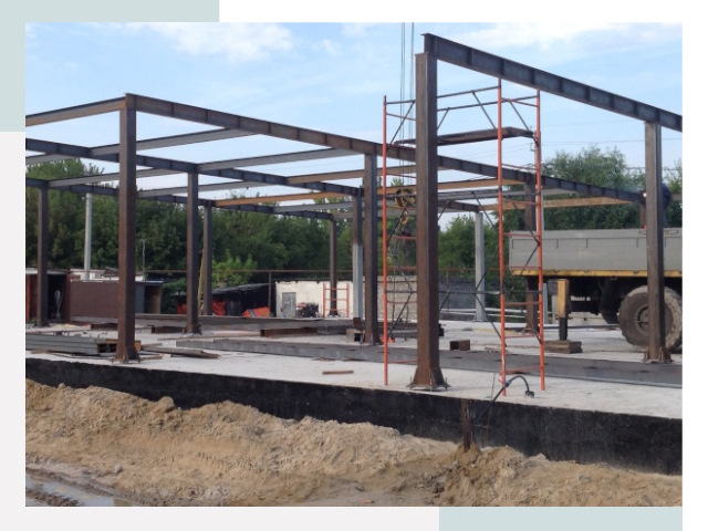 Фундамент для ангаров в Дюртюли