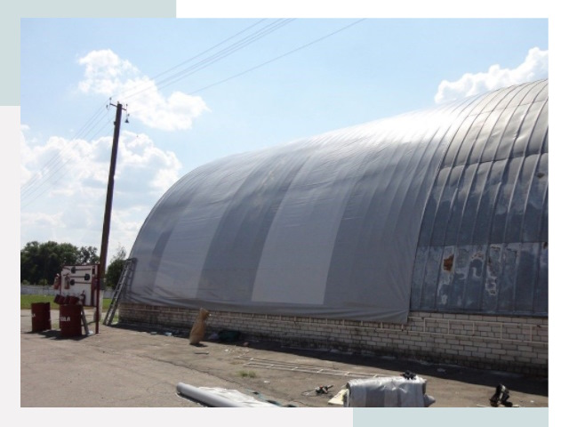 Ремонт ангаров в Дюртюли