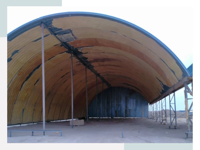 Реконструкция ангаров в Дюртюли