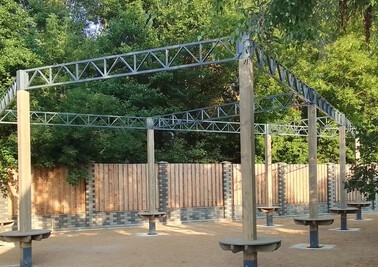 Терраса из металлоконструкций под ключ, проектирование, изготовление и монтаж от СтальСтрой-Дюр